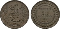 TUNESIEN Ku.-10 Centimes Unter Frankreich. -