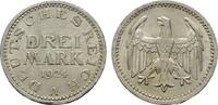 WEIMARER REPUBLIK 3 Reichsmark 1924 A Vorzüglich -Stempelglanz 120,00 EUR  zzgl. 4,00 EUR Versand
