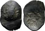BYZANZ Æ-Aspron trachy Isaakios II. Angelos, 1185-1195. -