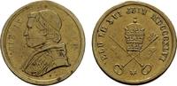 ITALIEN Messing Miniaturmedaille Pius IX., 1846-1878. -