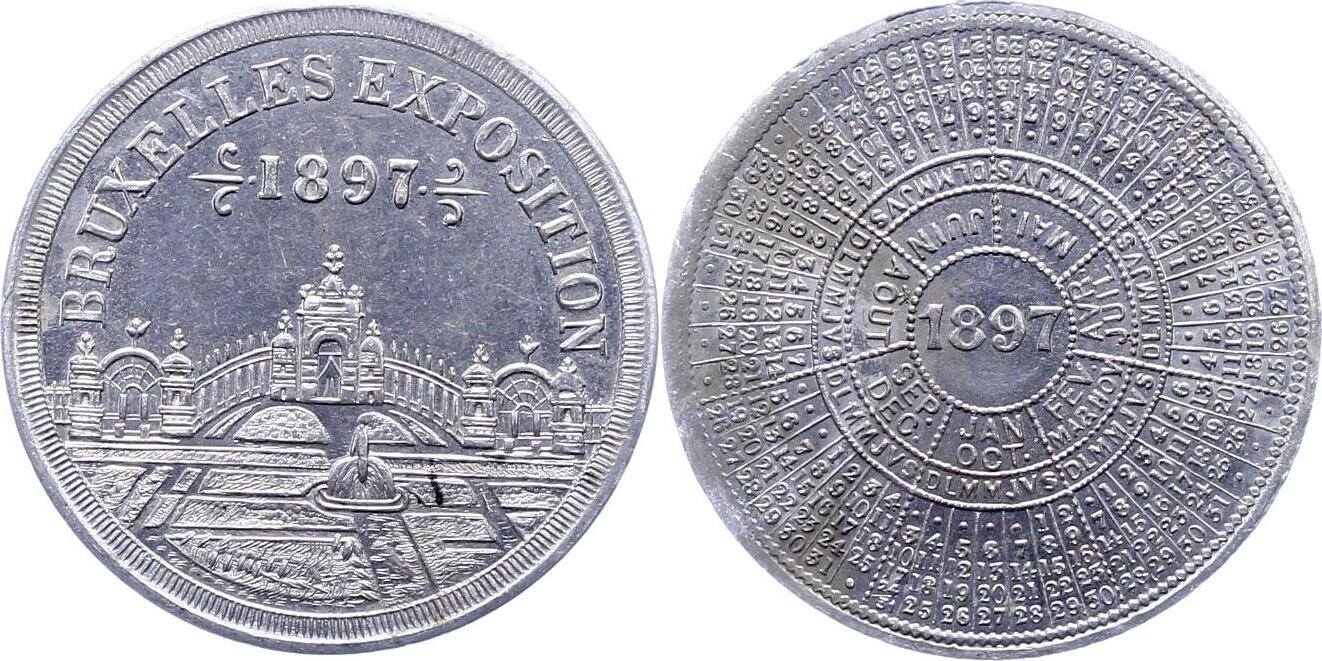 BelgienBrüssel, Stadt 1897 Vorzüglich