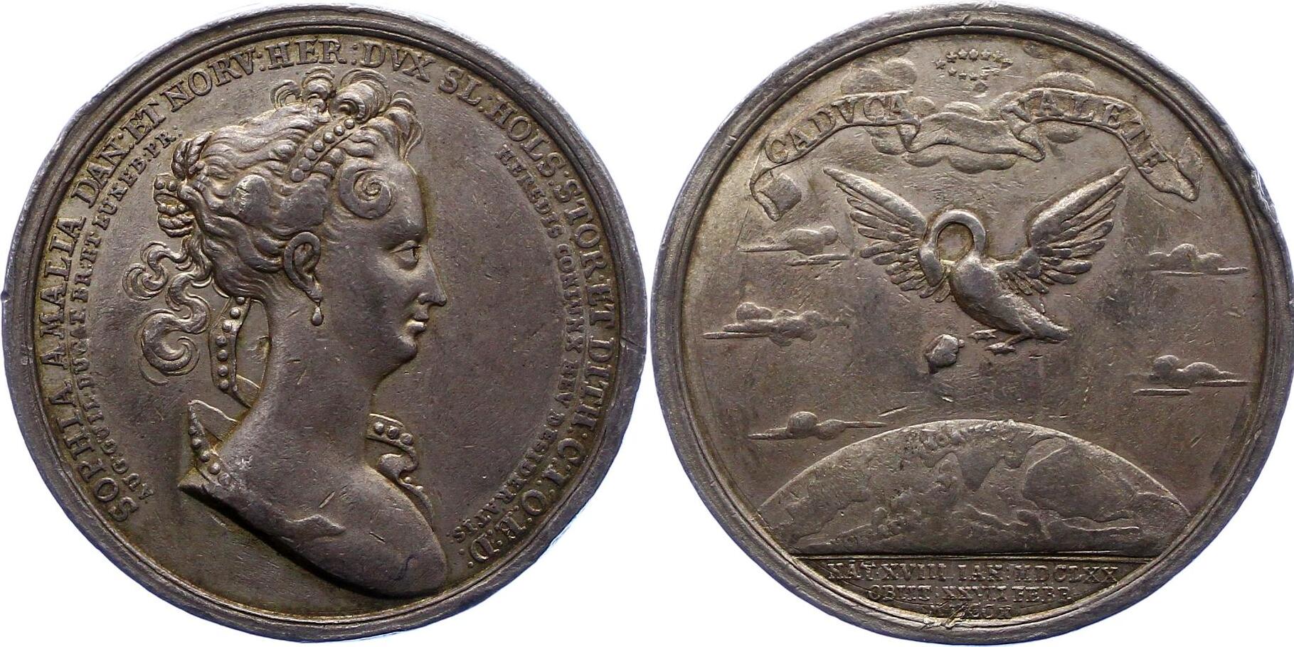 Braunschweig-Wolfenbüttel Silbermedaille 1710 August Wilhelm 1714-1731 ...