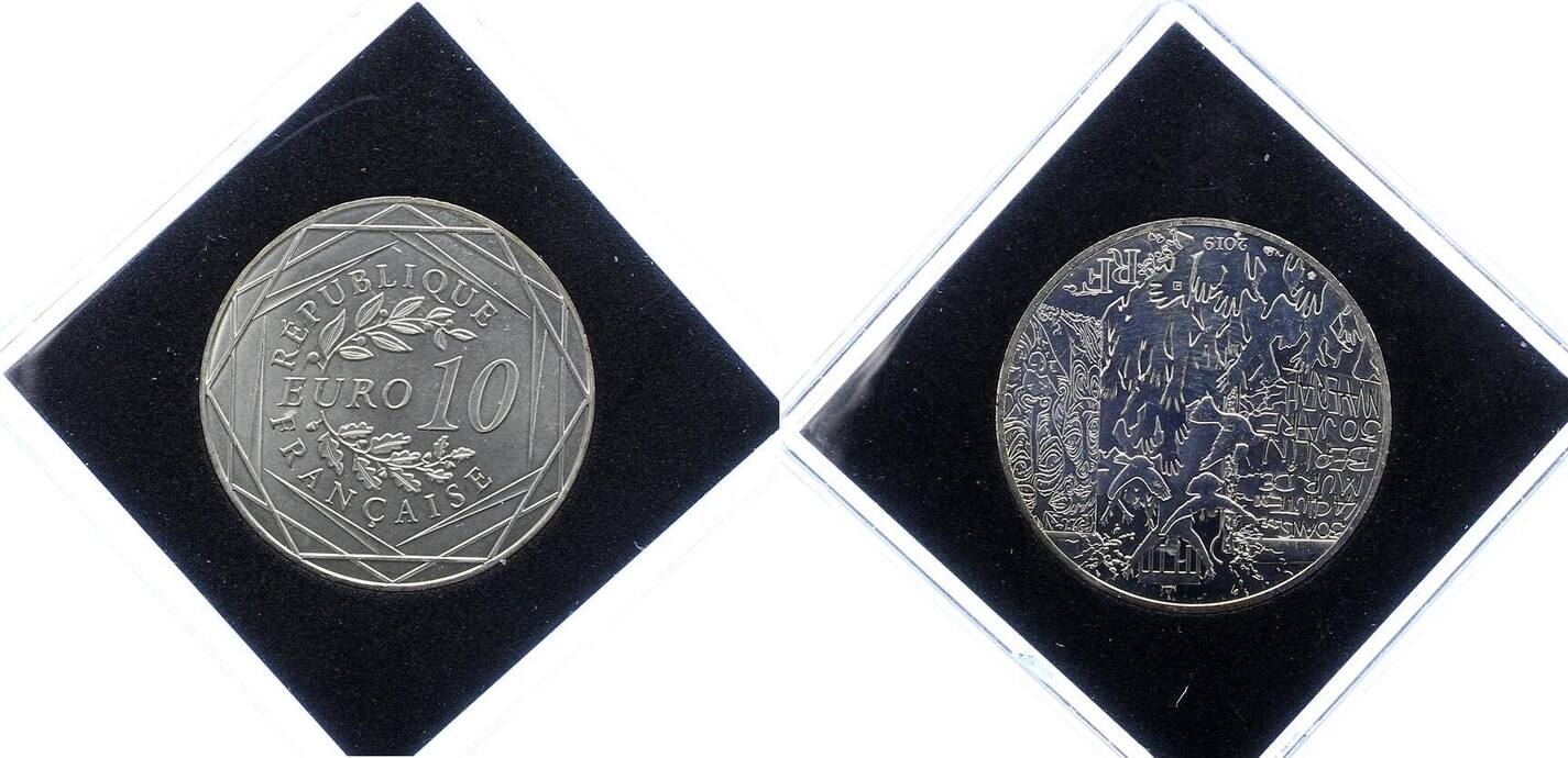 Frankreich 10 Euro 2019 Republik 1940-2100. Stempelglanz | MA-Shops