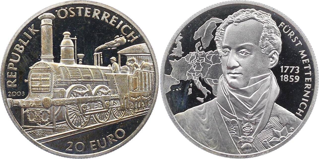 Österreich 20 Euro 2003 Euro. Vorzüglich +