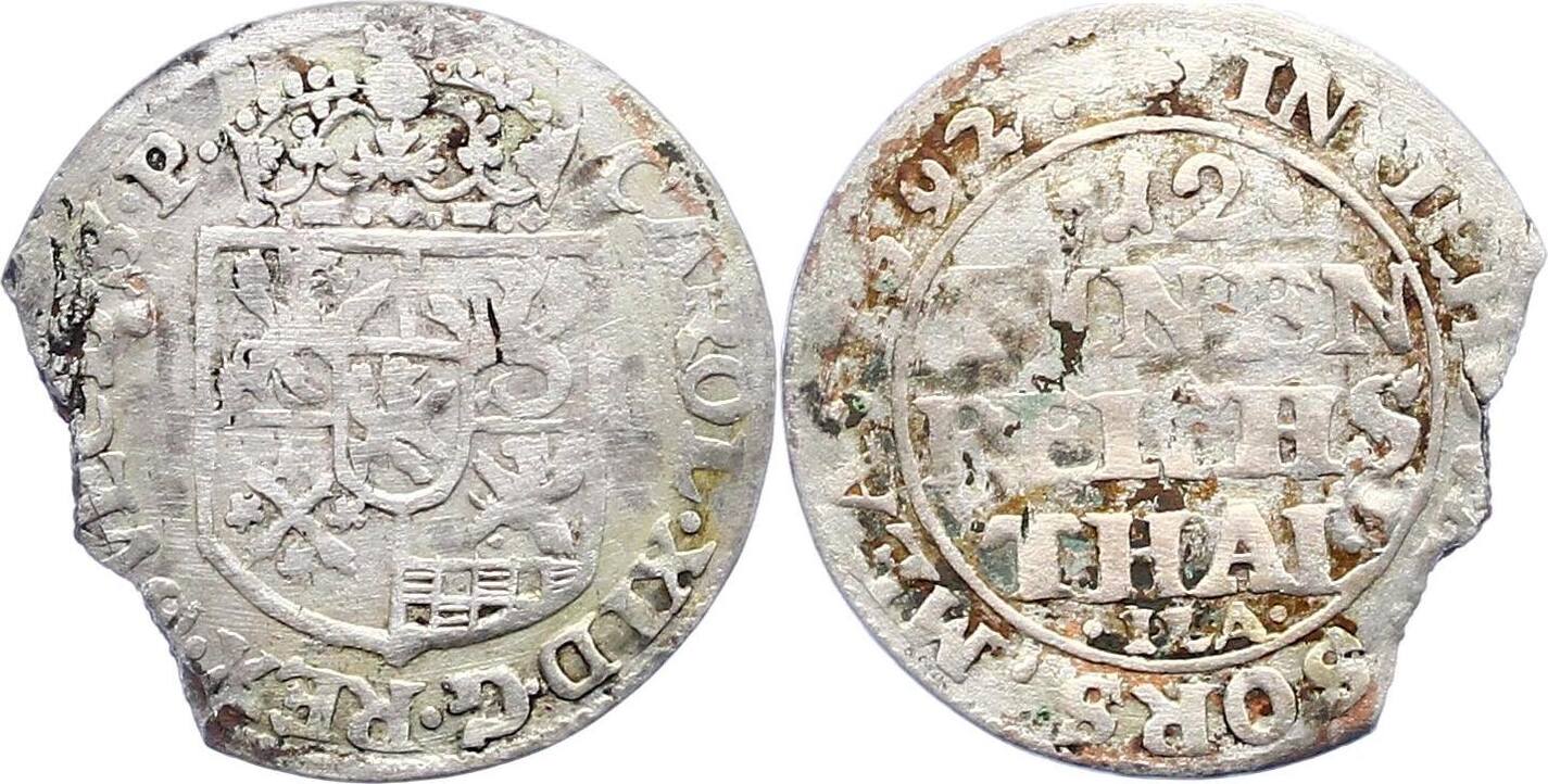 Pommernunter schwedischer Besetzung 1/12 Taler 1692 Karl XI. 16601697