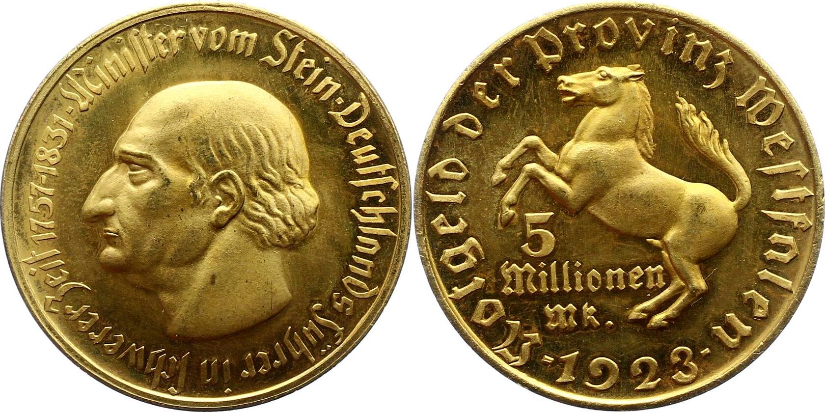 provinz-westfalen-5-millionen-mark-dreizeiler-1923-prachtexemplar-fast