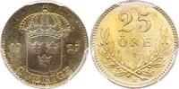 Schweden 25 Öre 1 Gustaf V. 1907-1950. -