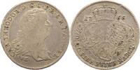 Pfalz-Kurlinie 1/2 Taler Karl Theodor 1742-1799. -
