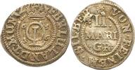 Braunschweig-Lüneburg-Celle 2 Mariengroschen Christian Ludwig 1648-1665. -