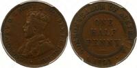 Australien 1/2 Penny George V. 1910 - 1936. -