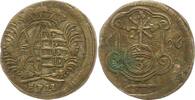 Sachsen-Albertinische Linie 3 Pfennig Friedrich August I. 1694-1733. -