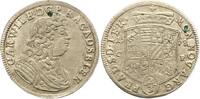 Anhalt-Zerbst 2/3 Taler Carl Wilhelm 1667-1718.