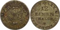 Sachsen-Albertinische Linie 1/12 Taler Friedrich Christian 1763.