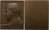 Ungarn Bronzeplakette Admiral Miklos Horty 1920-1944.