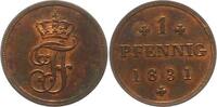 Mecklenburg-Schwerin Pfennig Friedrich Franz I. 1785-1837.