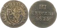 Nassau 3 Kreuzer Wilhelm 1816-1839.