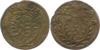 Anhalt-Zerbst 3 Pfennig Carl Wilhelm 1667-1718.
