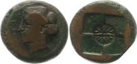 Sicilia AE Hemilitron zw. 415 und unbek. Herrscher 412 - 357 v. Chr..