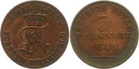 Oldenburg 3 Pfennig Paul Friedrich August 1829-1853.