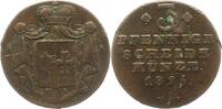 Waldeck 3 Pfennig Georg Heinrich 1813-1845.