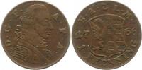 Jever-Grafschaft Pfennig Friedrich August von Anhalt-Zerbst 1747-1793.