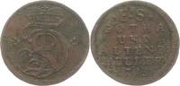 Sachsen-Gotha-Altenburg Cu-Heller Friedrich II. 1691-1732.