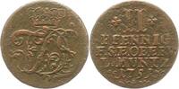 Sachsen-Weimar-Eisenach 2 Pfennig Friedrich III. von Gotha-Altenburg, als Vormund 1749-1755.