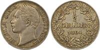 Württemberg 1/2 Gulden Wilhelm I. 1816-1864.