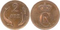 Dänemark 2 Öre 1 Christian IX. 1863-1906.