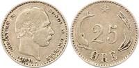 Dänemark 25 Öre 1 Christian IX. 1863-1906.