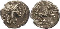 Republik Denar D. Iunius Silanus 91 v. Chr.. -