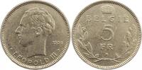 Belgien-Königreich 5 Francs Leopold III. 1934-1950. -