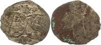 Henneberg, Grafschaft Einseitiger Pfennig zu 3 Heller Wilhelm V. 1495-1559. -
