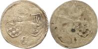 Henneberg, Grafschaft Einseitiger Pfennig zu 3 Heller Wilhelm V. 1495-1559. -