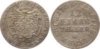 Sachsen-Albertinische Linie 1/12 Taler Friedrich Christian 1763. -