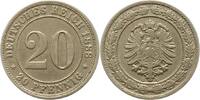 Kleinmünzen 20 Pfennig -