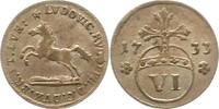 Braunschweig-Wolfenbüttel 6 Pfennig Ludwig Rudolph 1731-1735. -