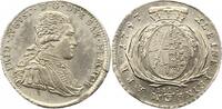 Sachsen-Albertinische Linie 1/3 Taler 1797 Friedrich August III. 1763-1806. Schrötlingsfehler am Rand, vorzüglich - Stempelglanz