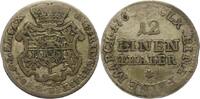 Sachsen-Albertinische Linie 1/12 Taler Friedrich Christian 1763. -