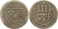 Bentheim-Tecklenburg-Rheda 4 Gute Tecklenburgische Pfennig Johann Adolph 1674-1704. -