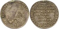 Sachsen-Albertinische Linie 1/6 Taler Johann Georg III. 1680-1691. -