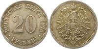 Kleinmünzen 20 Pfennig -