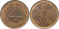 Weimarer Republik 4 Reichspfennig -