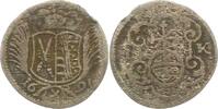 Sachsen-Albertinische Linie 3 Pfennig Johann Georg III. 1680-1691. -
