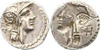 Republik Denar D. Iunius Silanus 91 v. Chr.. -