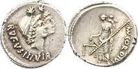 Republik Denar Manius Cordius Rufus 46 v. Chr.. -