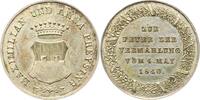 Bayern Versilberte Bronzemedaille Ludwig I. 1825-1848. -