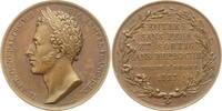 Frankreich Bronzemedaille Louis XVIII. 1814-1824. -