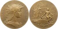 Frankreich Bronzemedaille Dritte Republik 1870-1940. -
