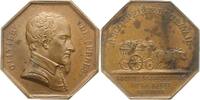 Frankreich Bronzemedaille Charles X. 1824-1830. -